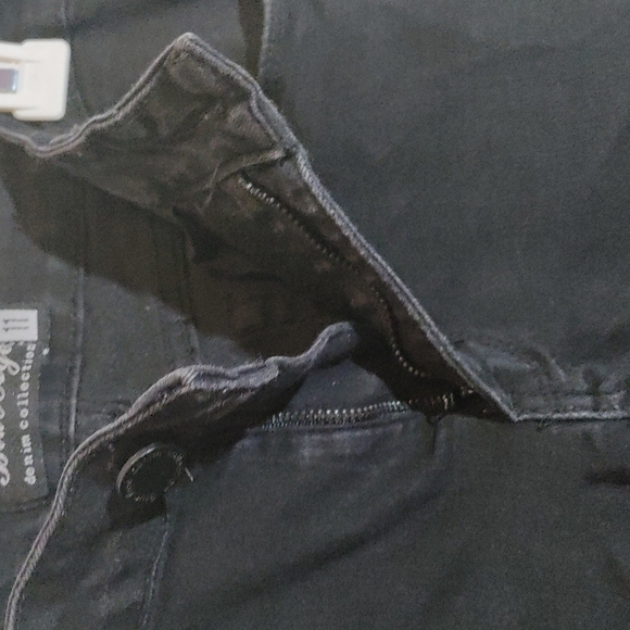 Blue Age Denim black destructed jeans size 11 leggings jeggings - Picture 6 of 8